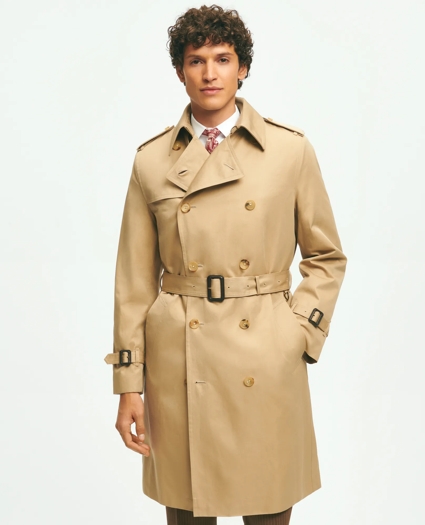 Supima® Cotton Gabardine Trench Coat, image 3