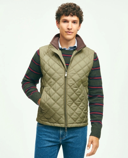 Paddock Diamond Quilted Vest, image 2