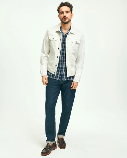 Medium Wale Corduroy Trucker Jacket, image 1