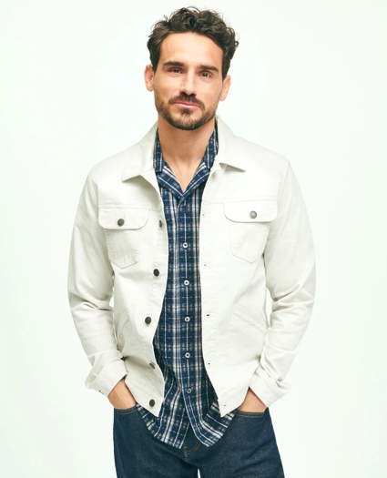Medium Wale Corduroy Trucker Jacket, image 2