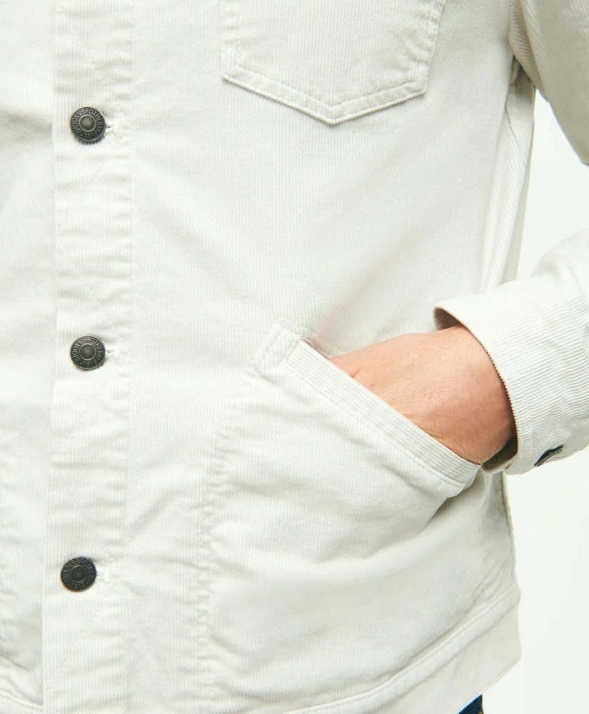 Medium Wale Corduroy Trucker Jacket, image 5