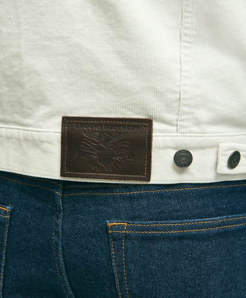 Medium Wale Corduroy Trucker Jacket, image 6