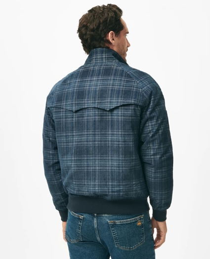 Plaid Corduroy Harrington Jacket in Thermore®-Filled Cotton, image 3