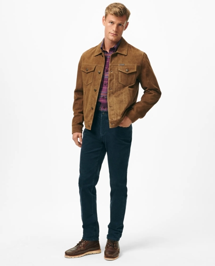 Suede Trucker Jacket, image 1