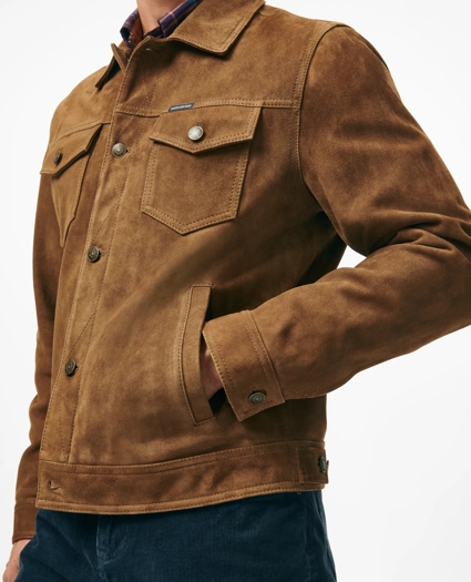 Suede Trucker Jacket, image 5