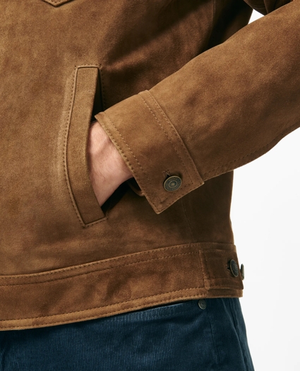Suede Trucker Jacket, image 6