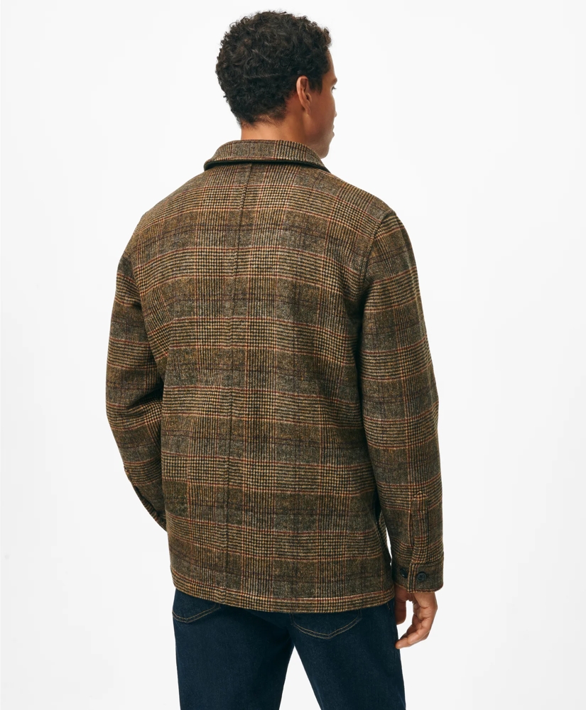 Wool-Blend Plaid Walking Coat, image 3