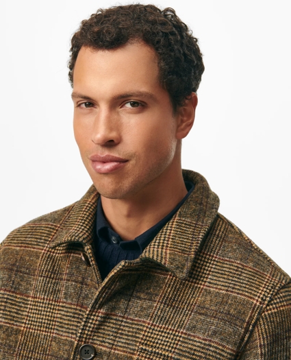 Wool-Blend Plaid Walking Coat, image 5