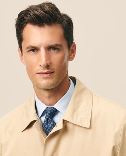 Bonded Cotton Top Coat with Removable Liner in Black Watch, image 5
