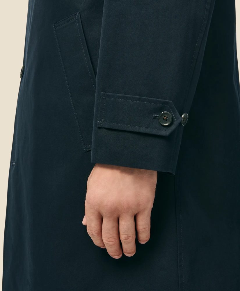 Bonded Cotton Top Coat with Removable Liner in Black Watch, image 2