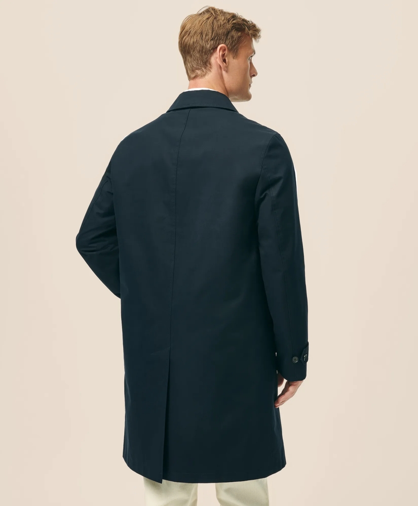 Bonded Cotton Top Coat with Removable Liner in Black Watch, image 3