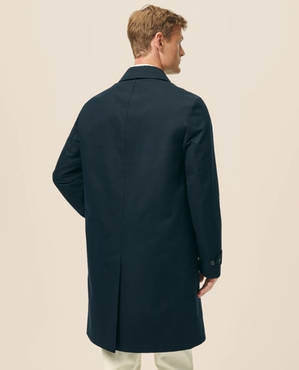 Bonded Cotton Top Coat with Removable Liner in Black Watch, image 3