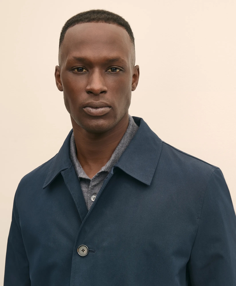 Bonded Cotton Top Coat with Removable Liner in Black Watch, image 5