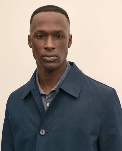 Bonded Cotton Top Coat with Removable Liner in Black Watch, image 5