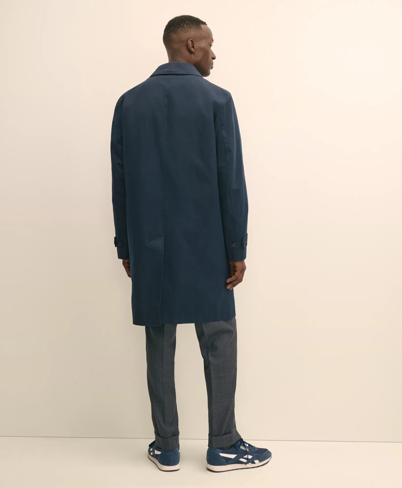 Bonded Cotton Top Coat with Removable Liner in Black Watch, image 6