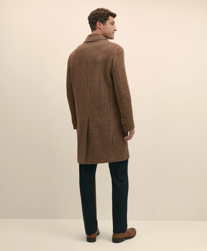 Lambswool Tattersall Balmacaan Coat, image 4