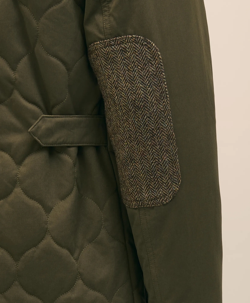 Cotton-Wool Blend Field Jacket With Tweed Accents, Packable Hood, image 7