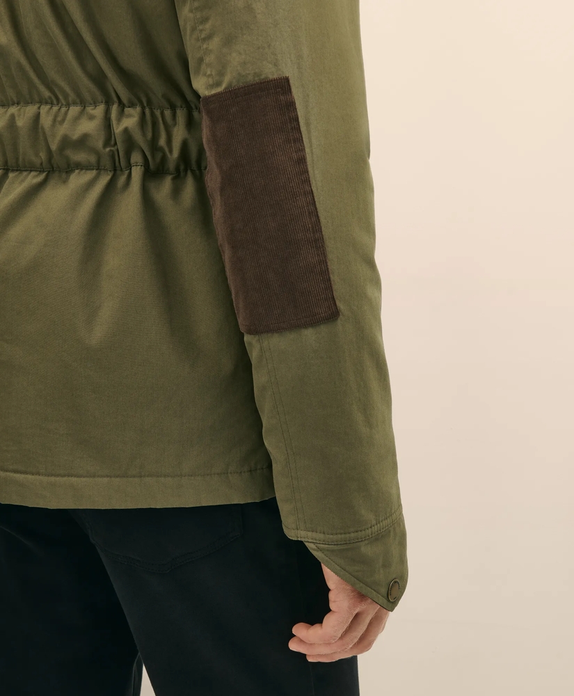 Cotton Field Jacket With Removable Shearling Collar, image 6