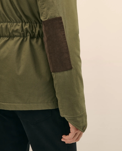 Cotton Field Jacket With Removable Shearling Collar, image 6