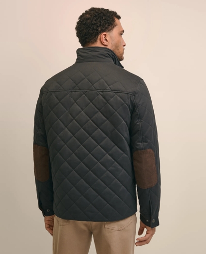 Cotton Blend Quilted Shirt Jacket, image 5
