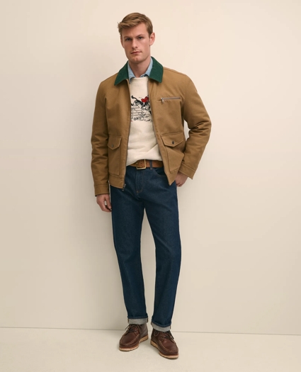 Cotton Canvas Water-Resistant Barn Jacket, image 1