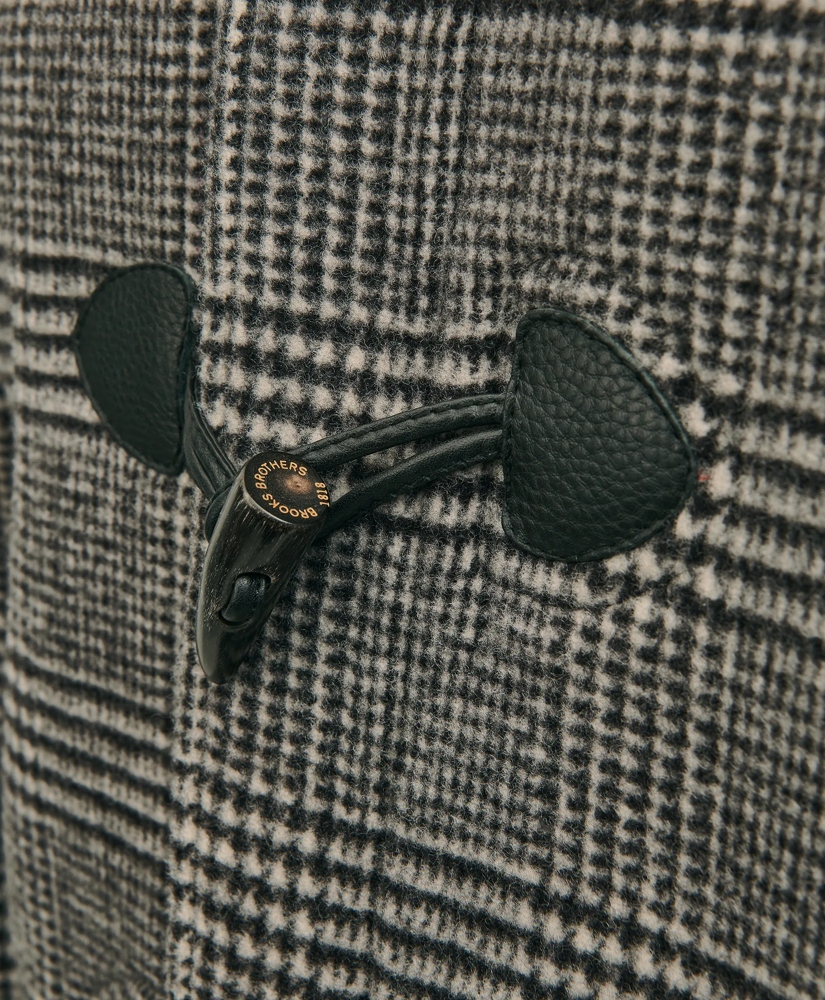 Wool Glen Plaid Duffle Coat, image 6