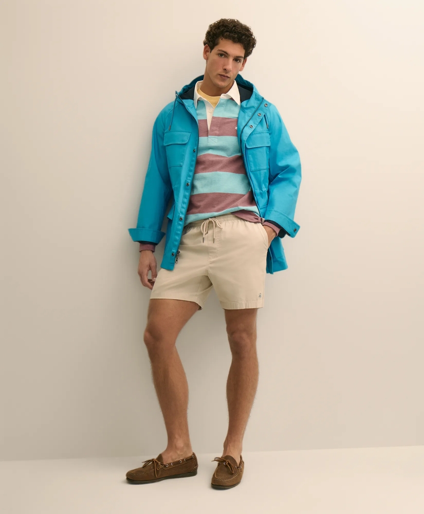 Bonded Cotton Water-Repellent Hooded Raincoat, image 3