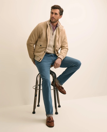 Suede Safari Bomber Jacket, image 1