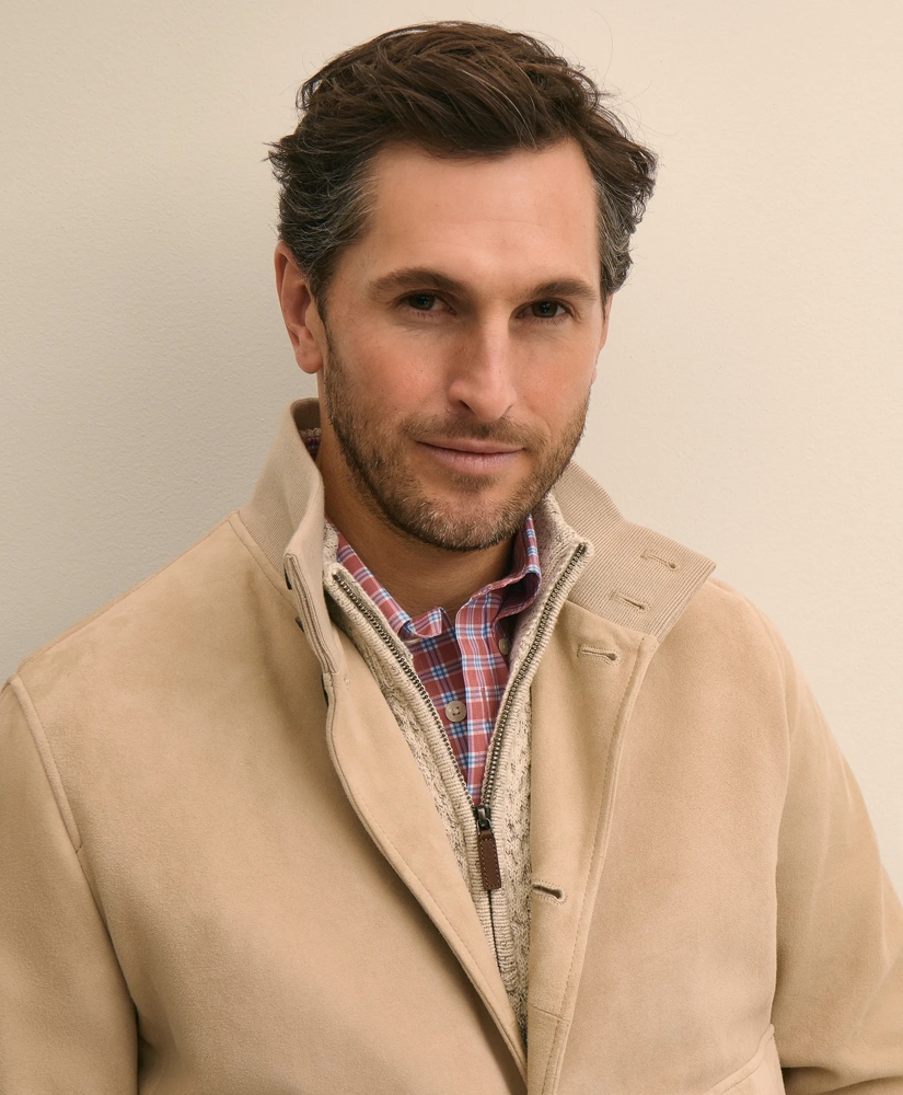 Suede Safari Bomber Jacket, image 3