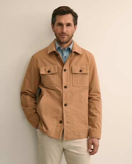 Cotton Military Shirt Jacket, image 2