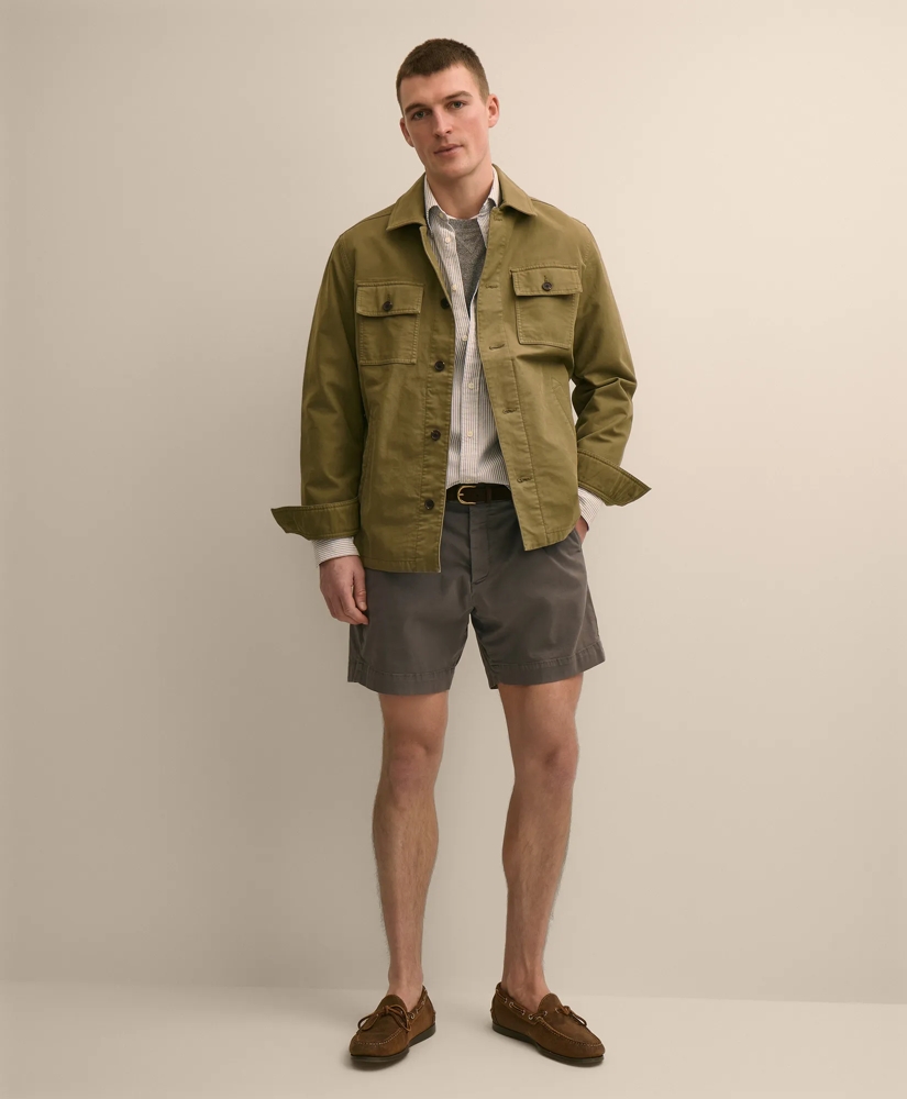 Cotton Military Shirt Jacket, image 2