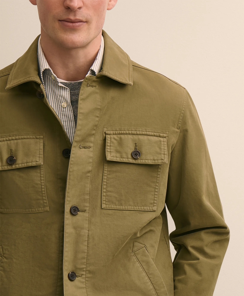 Cotton Military Shirt Jacket, image 4