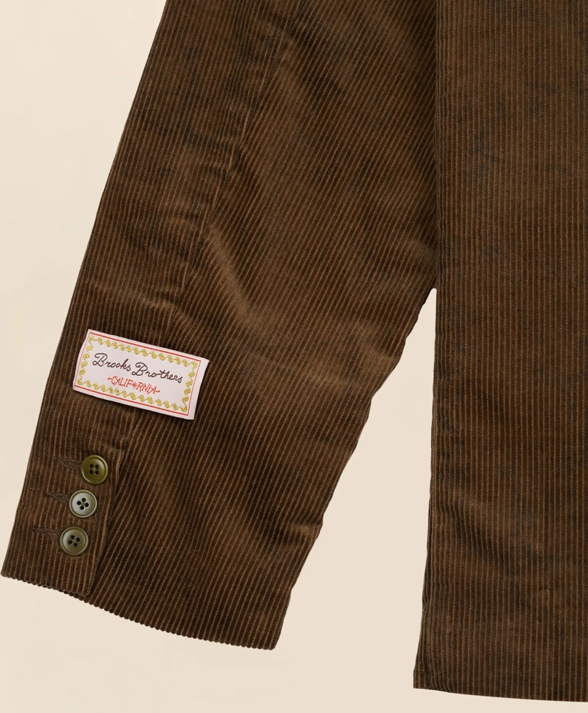 Brooks Brothers x Brain Dead Cotton Corduroy Embroidered Emblem Suit Jacket, image 4