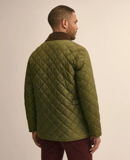 Diamond-Quilted Walking Coat, image 4
