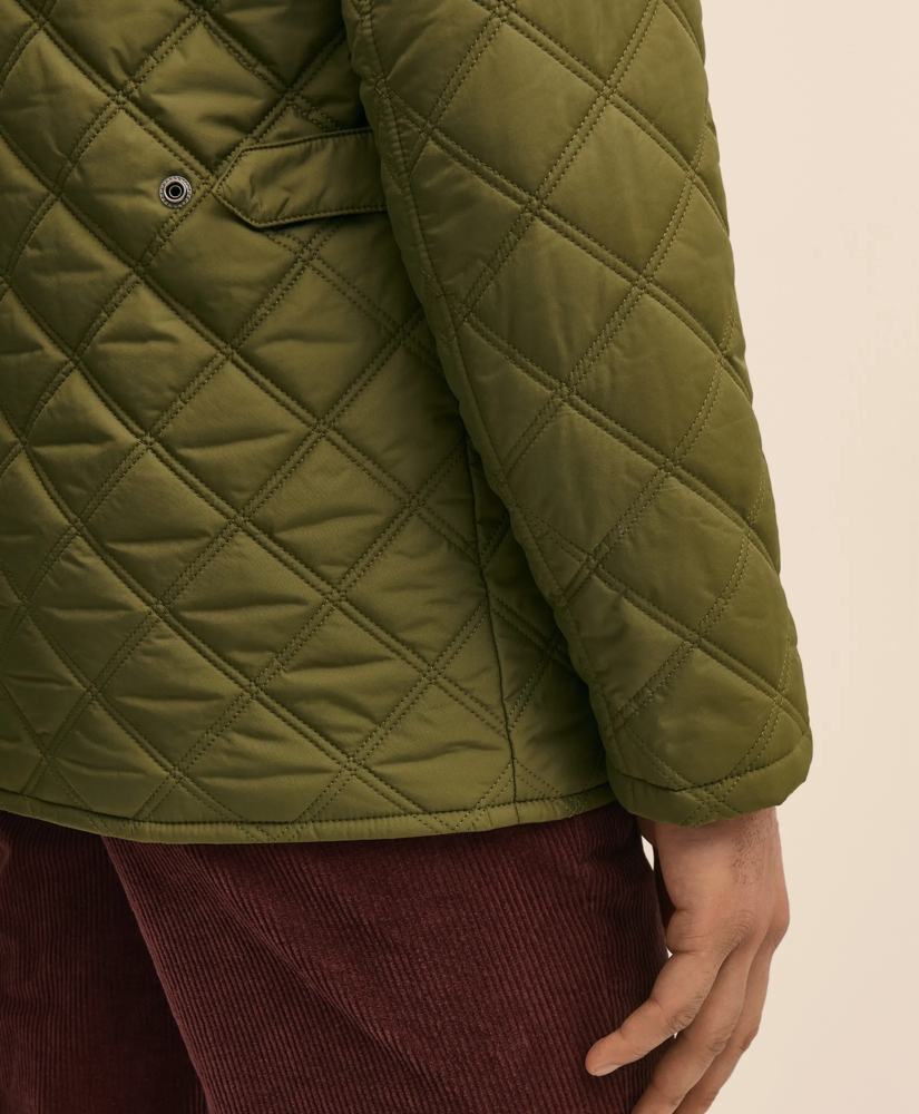 Diamond-Quilted Walking Coat, image 5
