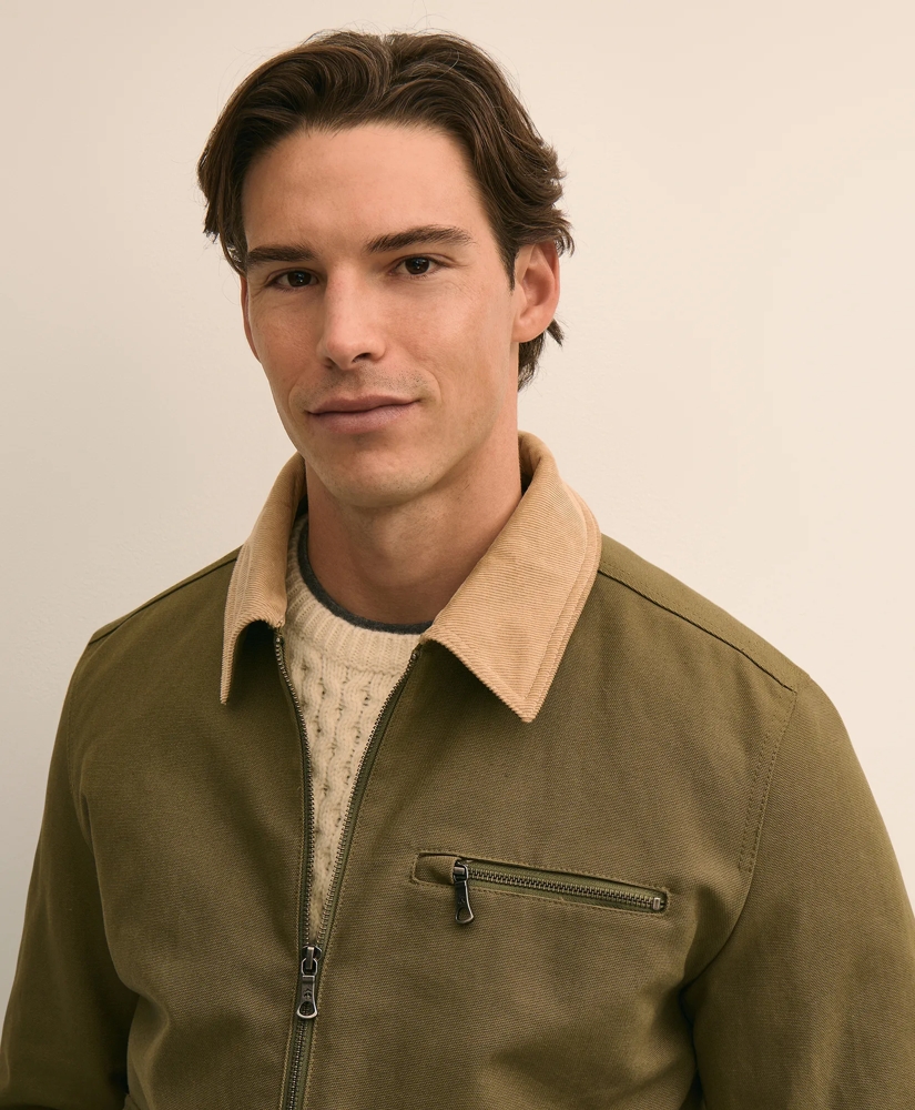 Cotton Canvas Water-Resistant Work Jacket, image 2