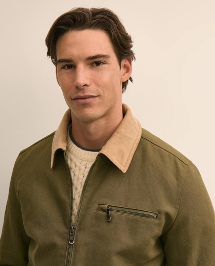 Cotton Canvas Water-Resistant Work Jacket, image 2
