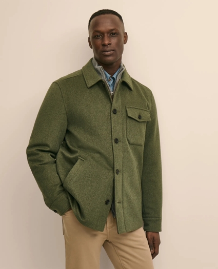 Italian Wool Shirt Jacket, image 1