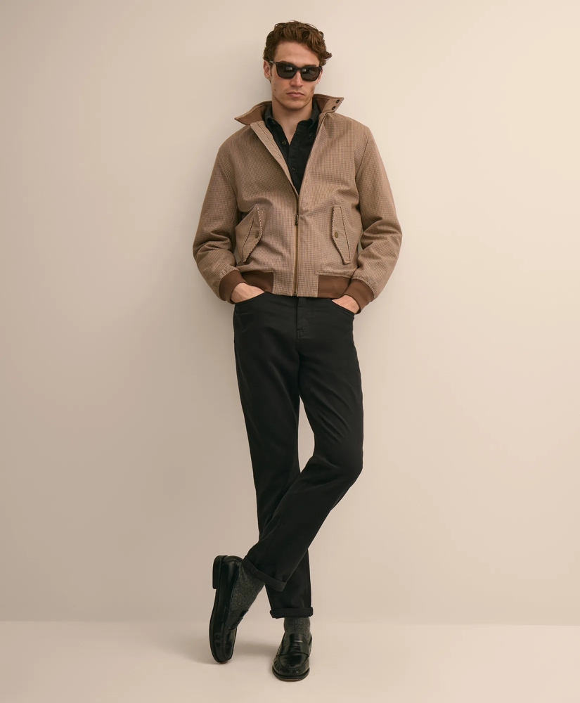 Cotton Check Bomber Jacket, image 2