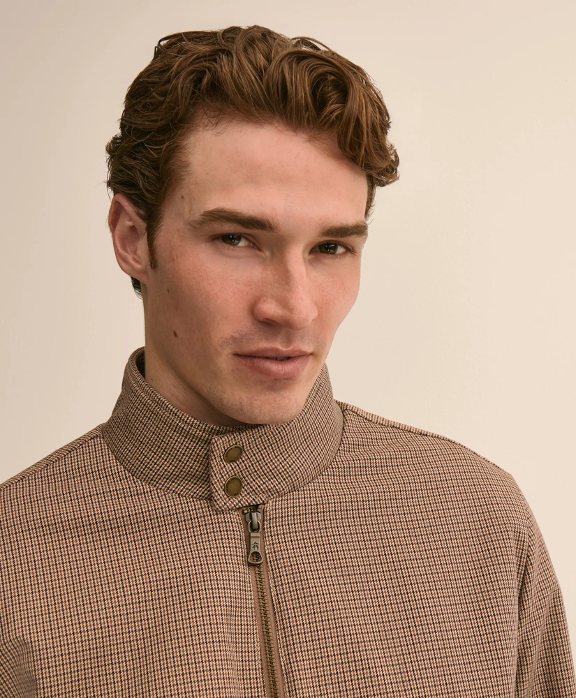 Cotton Check Bomber Jacket, image 3