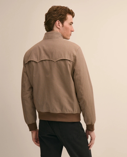 Cotton Check Bomber Jacket, image 4