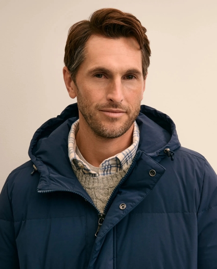 Water-Repellent Full-Length Puffer Coat, image 3