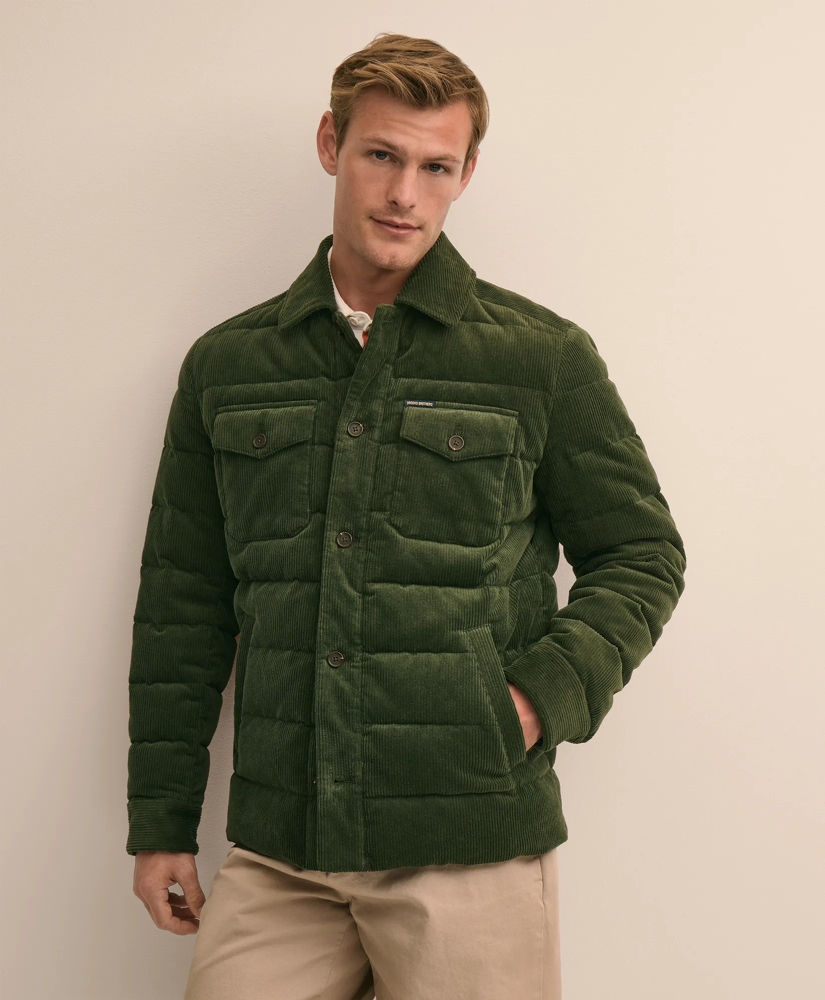 Cotton Wide-Wale Quilted Corduroy Jacket, image 1