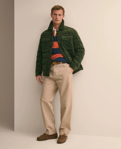 Cotton Wide-Wale Quilted Corduroy Jacket, image 2