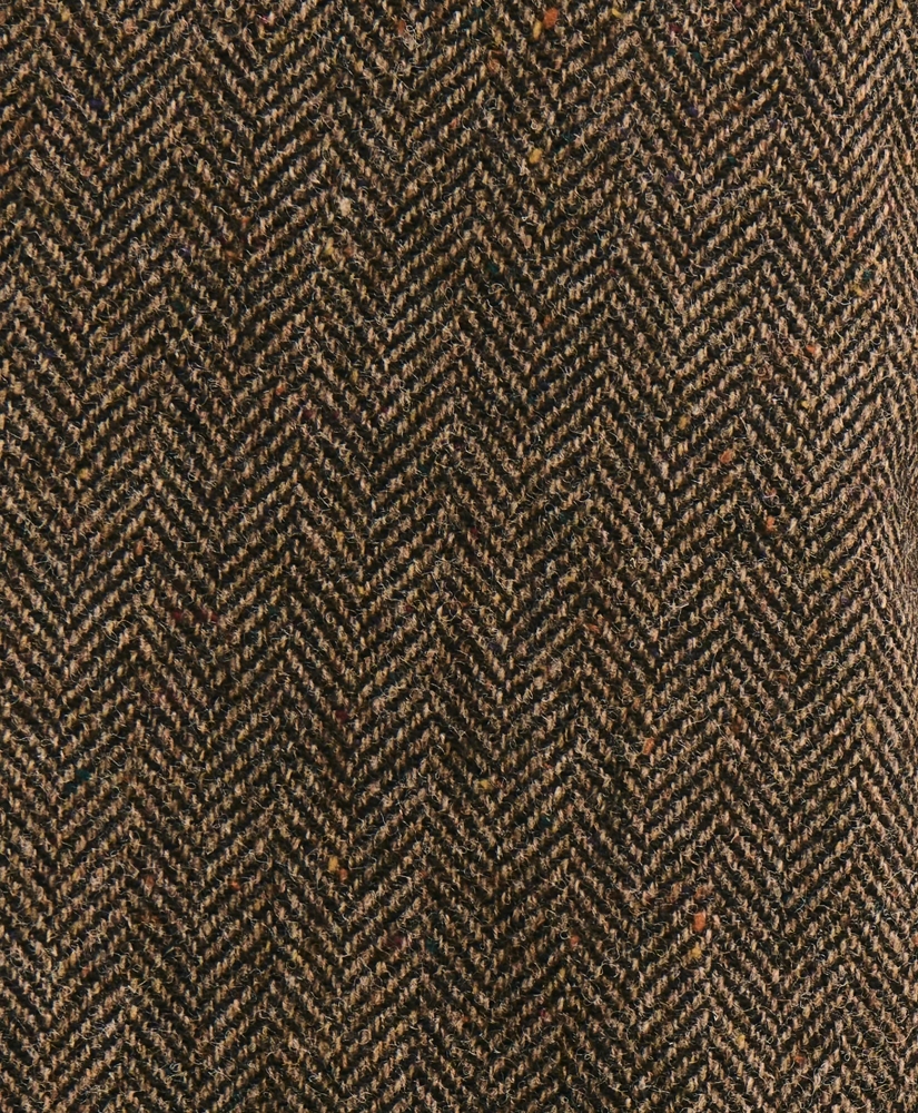 Reversible Wool Herringbone Balmacaan Coat, image 7