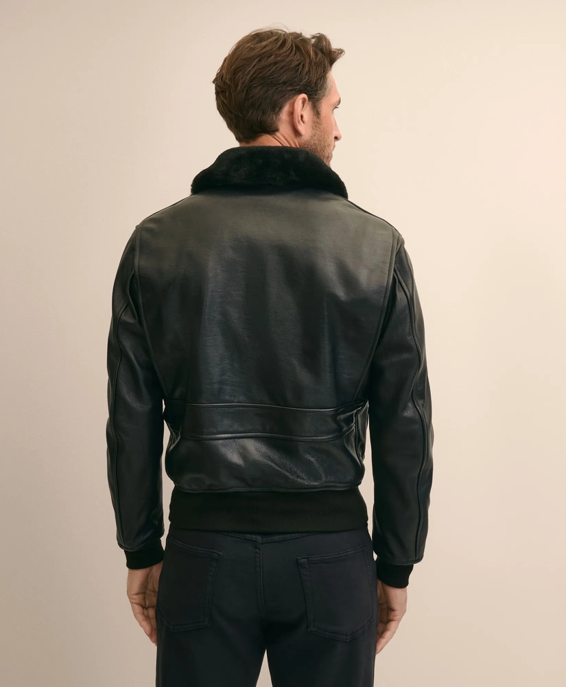 Brooks Brothers X Cockpit USA Navy G-1 Leather Jacket, image 4