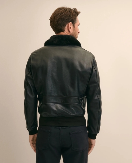 Brooks Brothers X Cockpit USA Navy G-1 Leather Jacket, image 4
