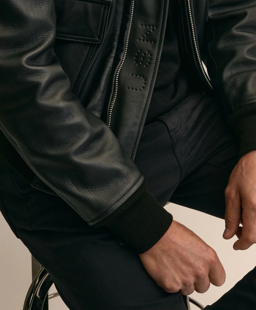 Brooks Brothers X Cockpit USA Navy G-1 Leather Jacket, image 5