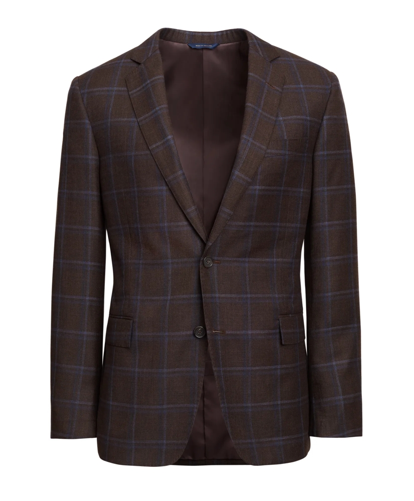Regent Fit Plaid Sport Coat, image 2