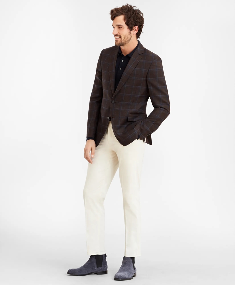 Regent Fit Plaid Sport Coat, image 3